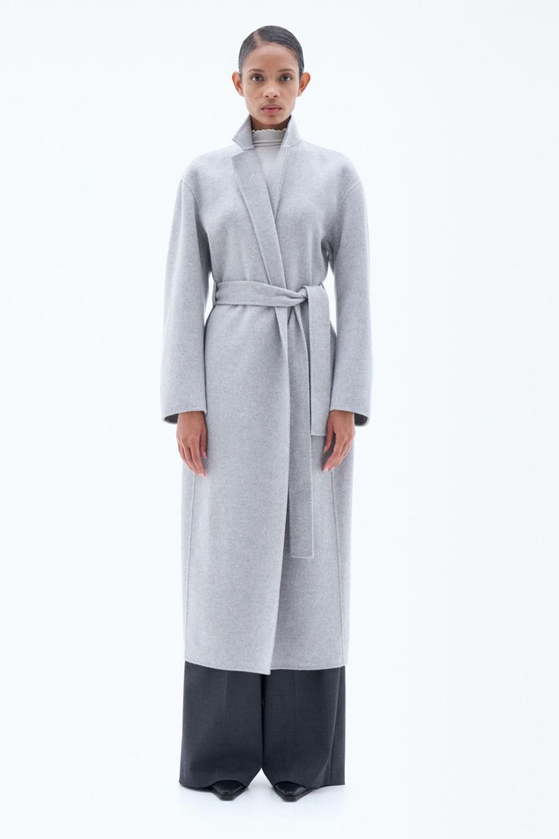 Light Grey Melange Alexa Coat Maat Filippa K Buitenkleding Dames