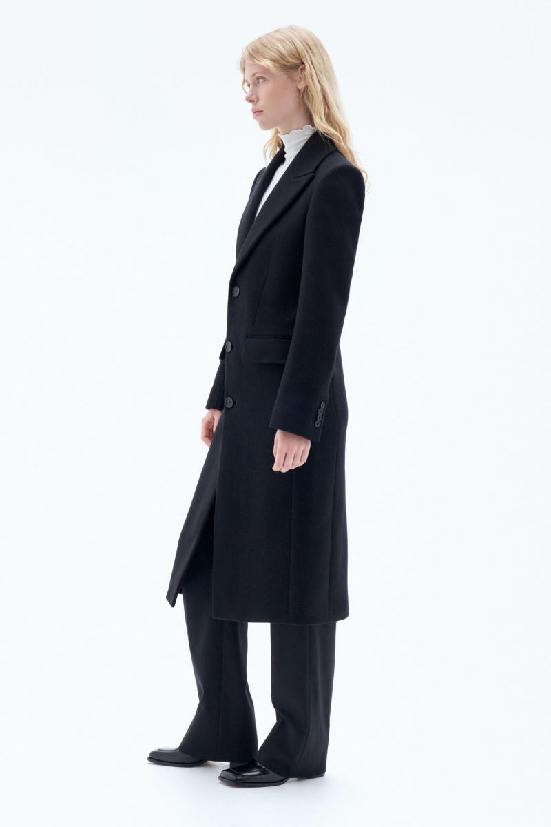 Black Toonaangevend Buitenkleding Dames 93 Slim Wool Coat Filippa K - 1