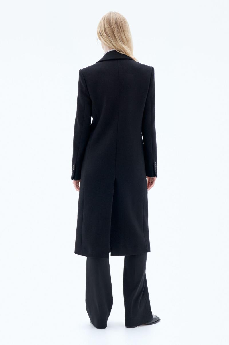 Black Toonaangevend Buitenkleding Dames 93 Slim Wool Coat Filippa K - 3
