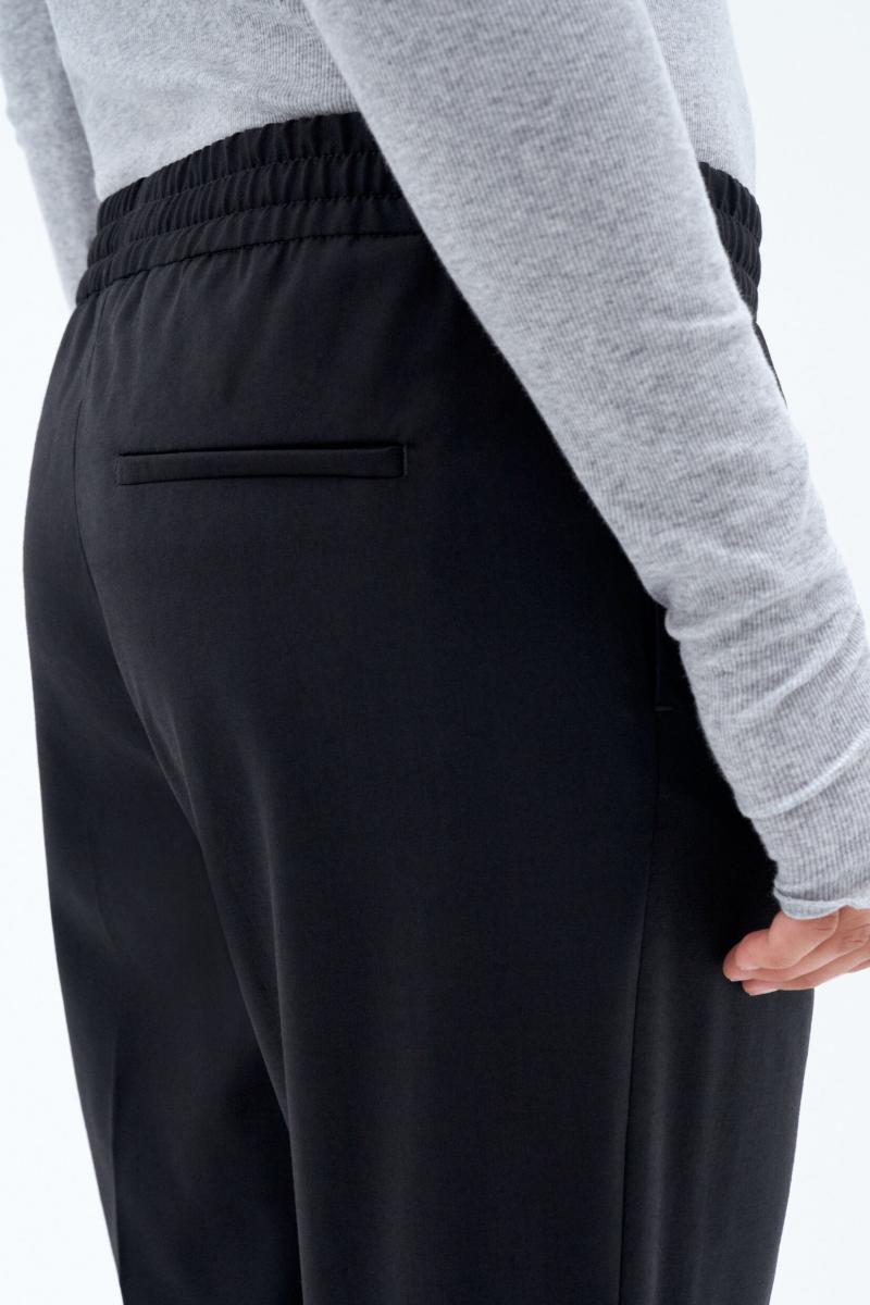 Broeken Markt Dames Filippa K Black Franca Cool Wool Trousers - 2