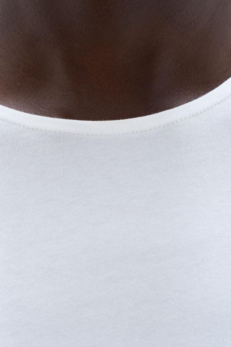 Dames Tops Filippa K Cotton Stretch Long Sleeve Winkel White - 1