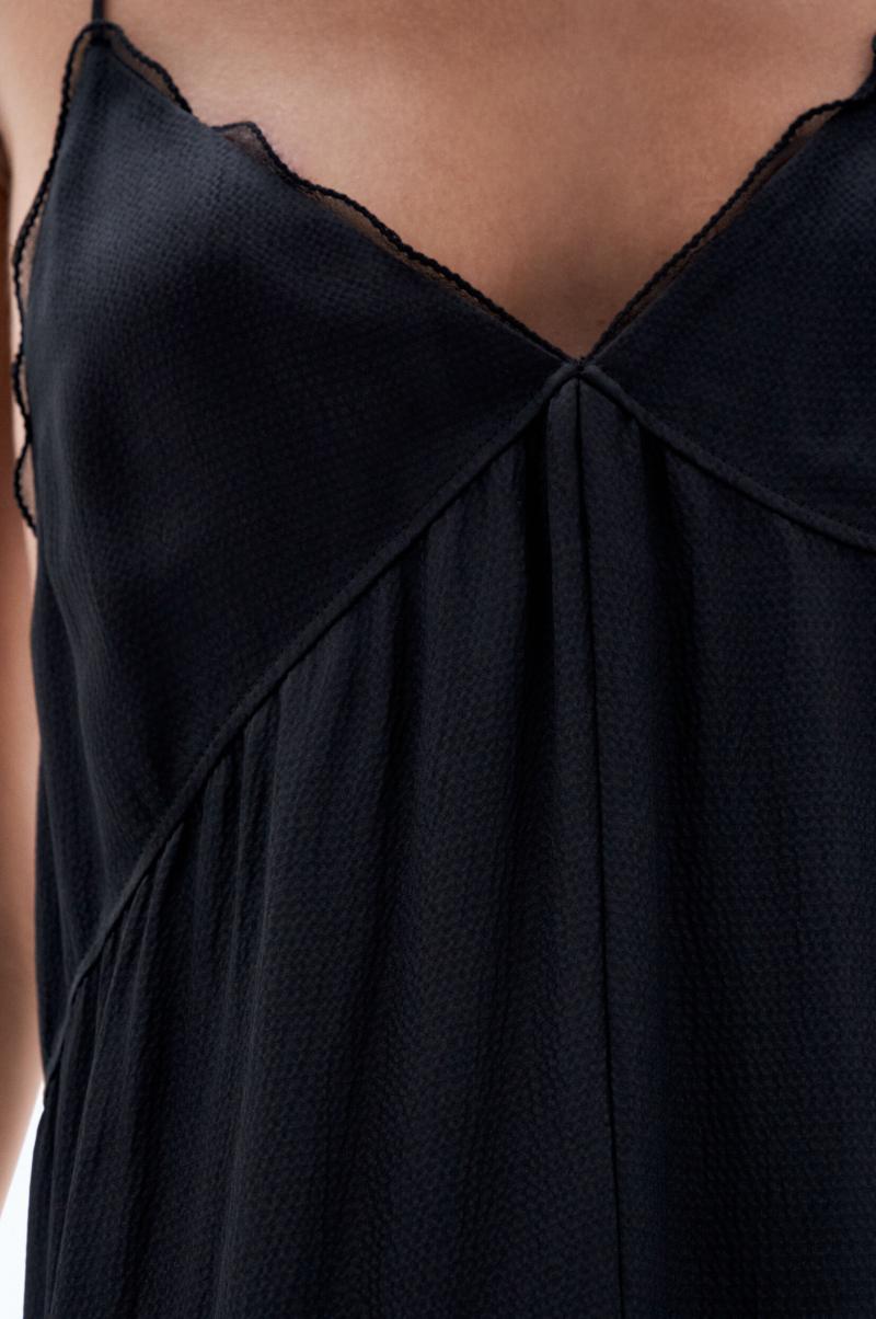 Jurken Filippa K Dames Black Structure Frill Dress Groothandelsprijs - 2