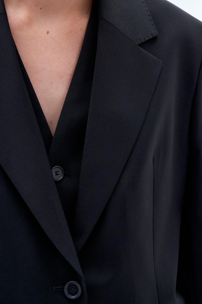 Mode Alison Cool Wool Blazer Tailoring Black Dames Filippa K - 2