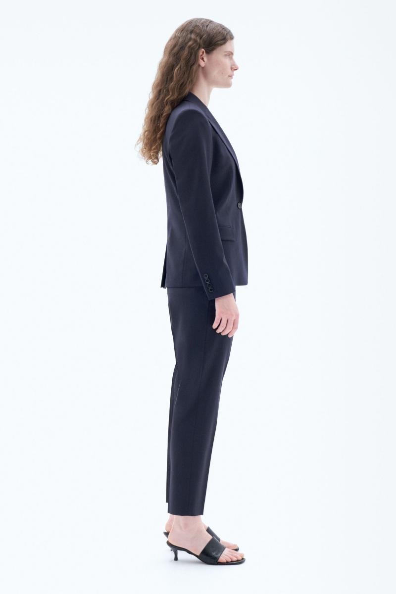 Dark Navy Dames Sasha Blazer Van Cool Wool Kosten Filippa K Tailoring - 1