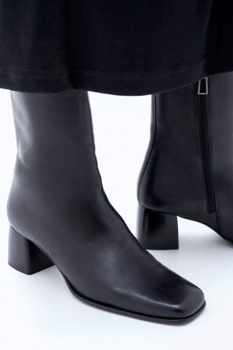 Filippa K Black Schoenen Eileen Leather Boots Ervoor Zorgen Dames - 2