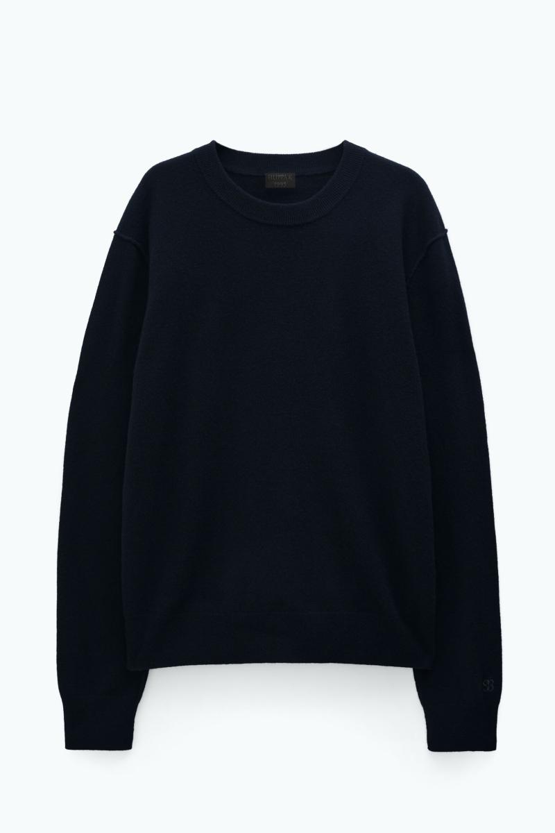 Heren Black Knitwear Filippa K 93 Inside-Out Sweater Couture - 4