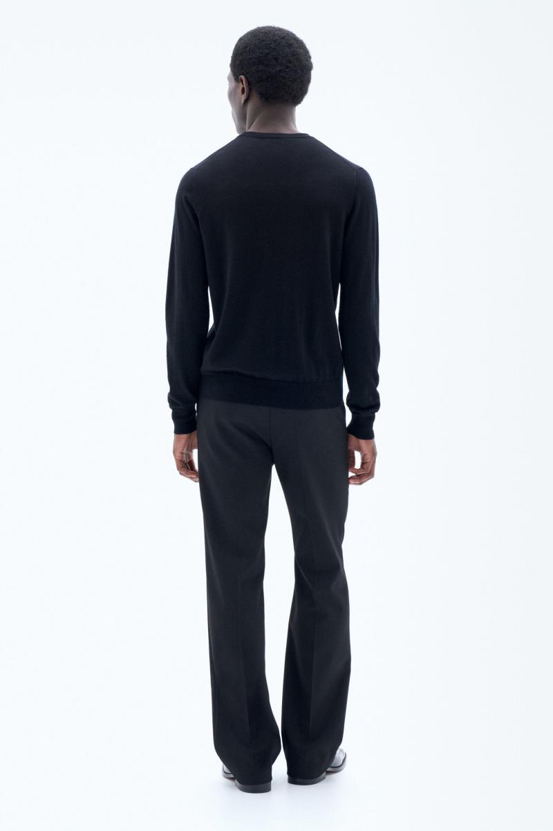 Black Heren Trui Van Merinowol Filippa K Lanceringsprijs Knitwear - 3