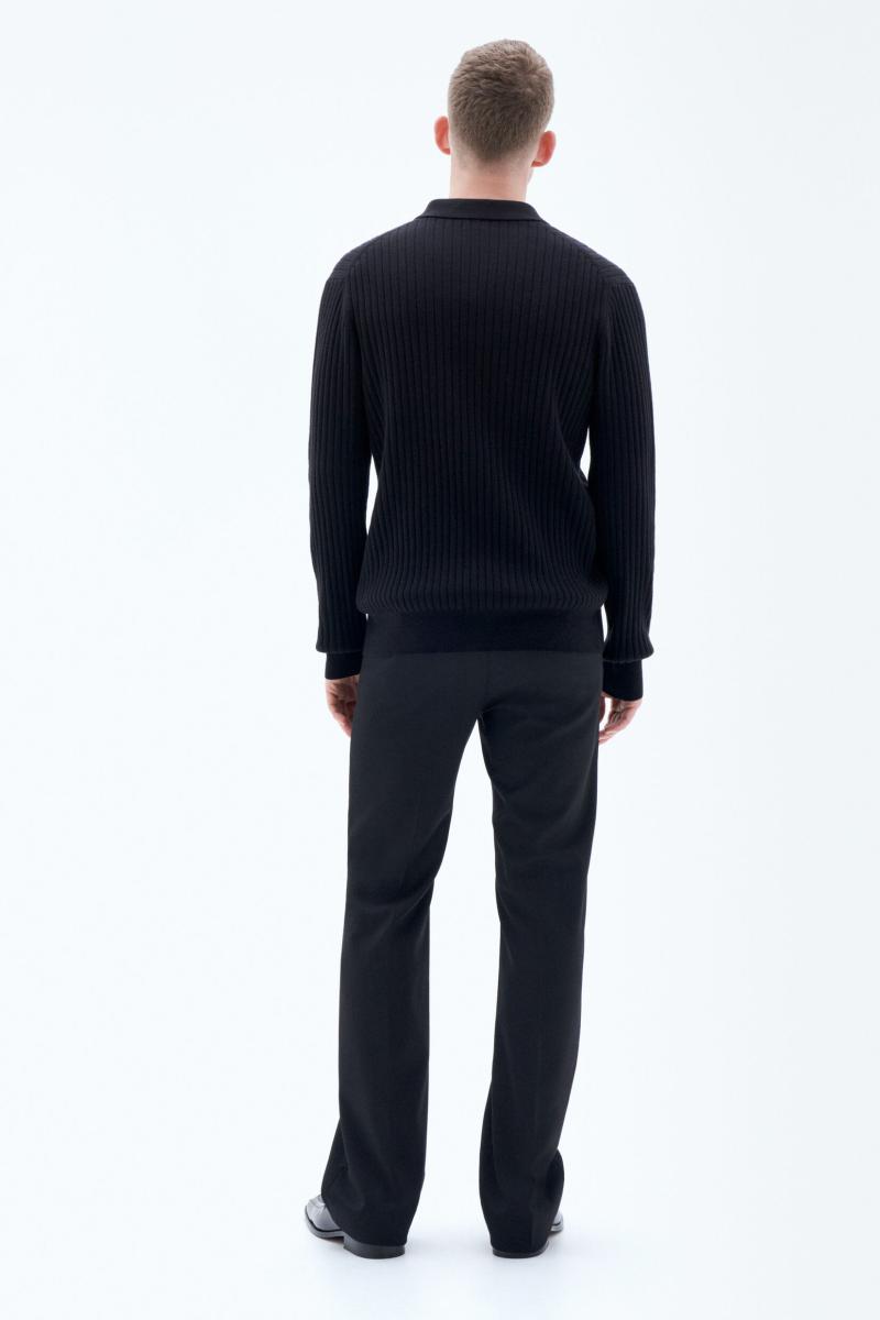Gebreid Poloshirt Heren Knitwear Black Filippa K Elegant - 2