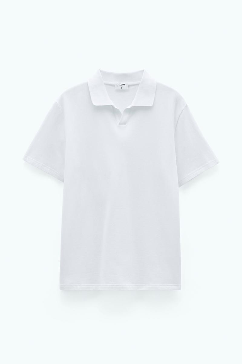 Poloshirt Met Stretch Heren Efficiënt T-Shirts White Filippa K - 3