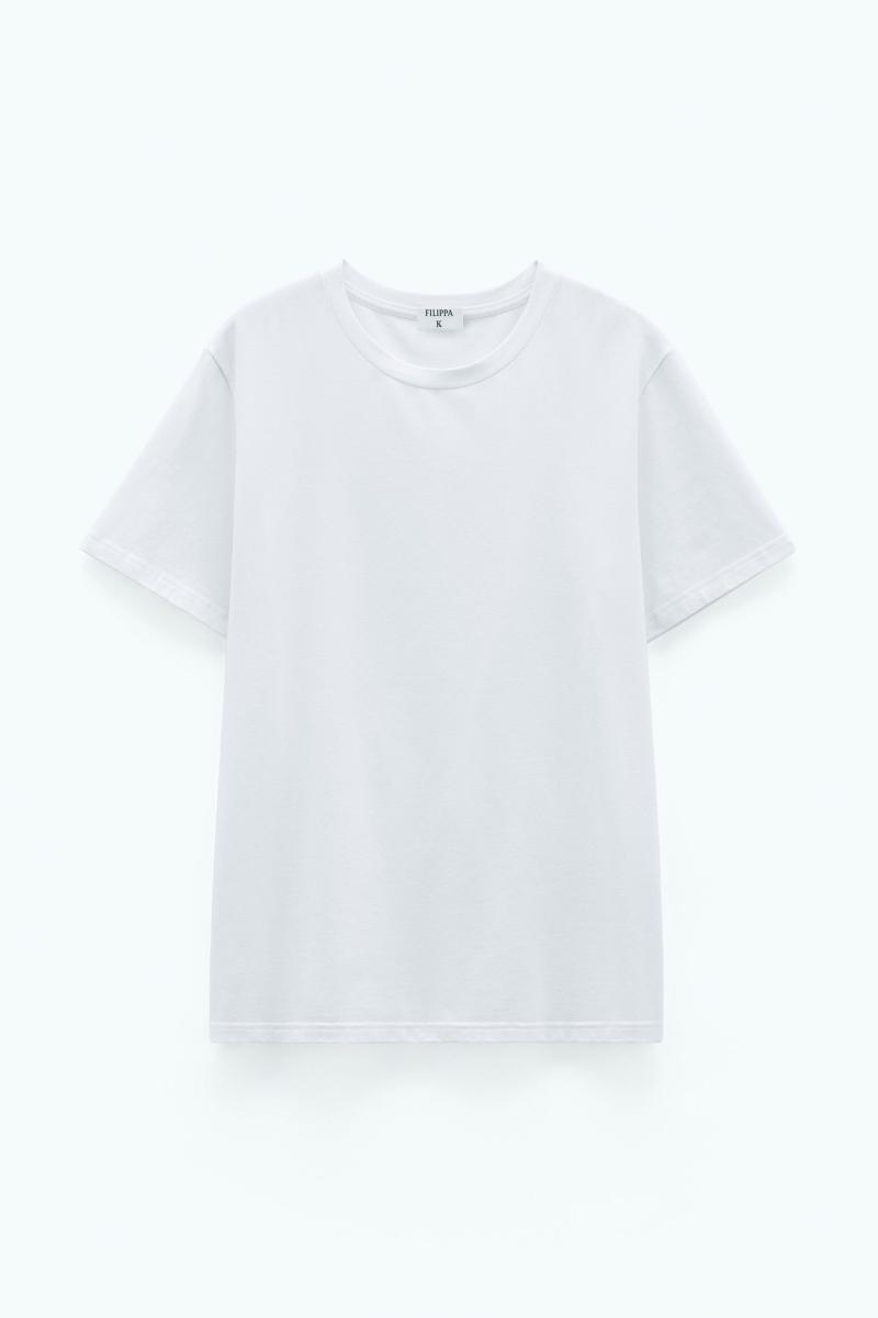Nieuw Product T-Shirt Met Stretch Filippa K White Heren T-Shirts - 3