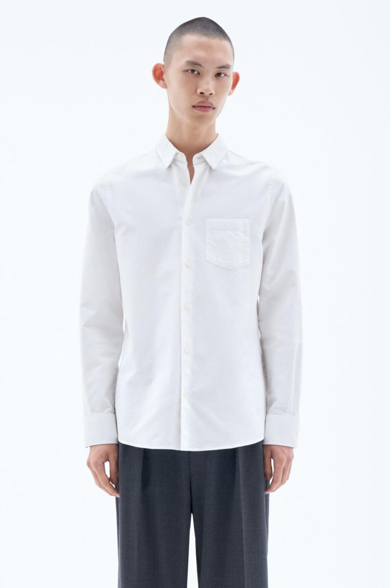 Filippa K Overhemden Marktprijs White Heren Tim Oxford Overhemd