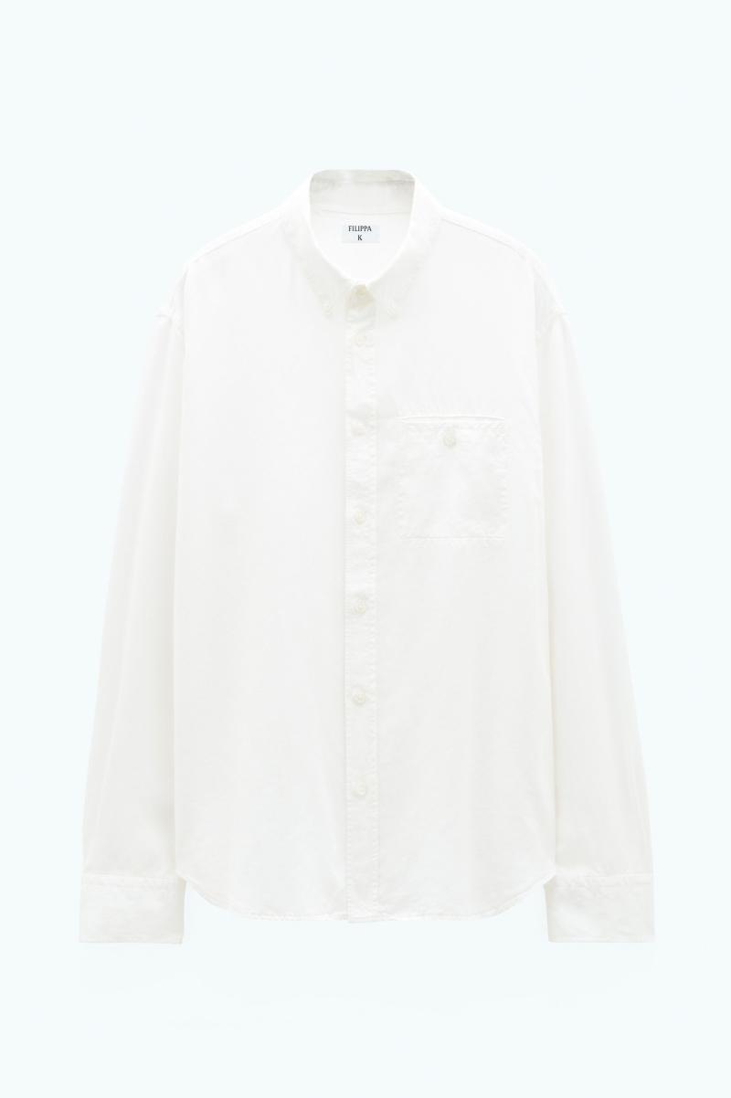 Filippa K Zachary Overhemd Ervoor Zorgen Overhemden White Heren - 4