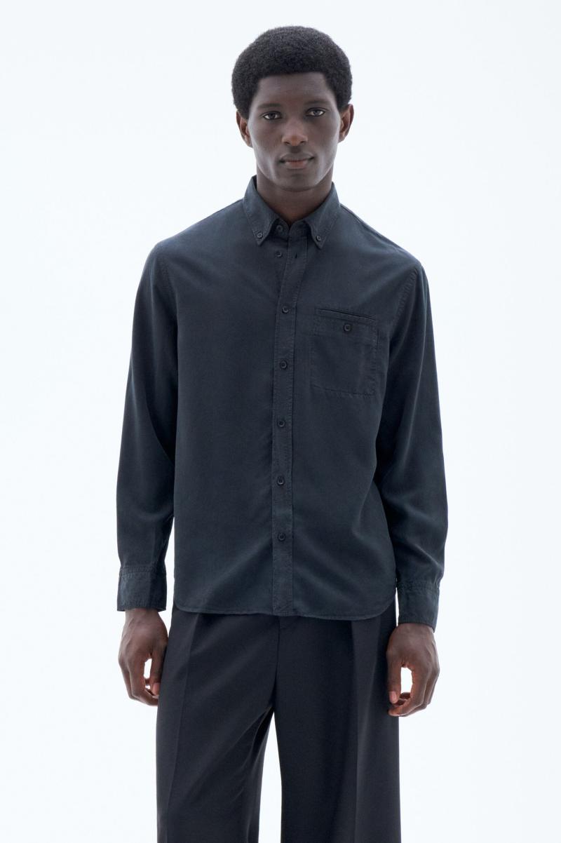 Zachary Overhemd Heren Filippa K Almost Black Overhemden Nieuw Product